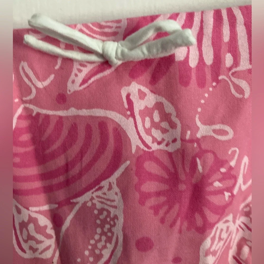 Lilly Pulitzer SZ 10 Sundress pink Seashell themed, sleeveless,Spaghetti Straps - Picture 8 of 14